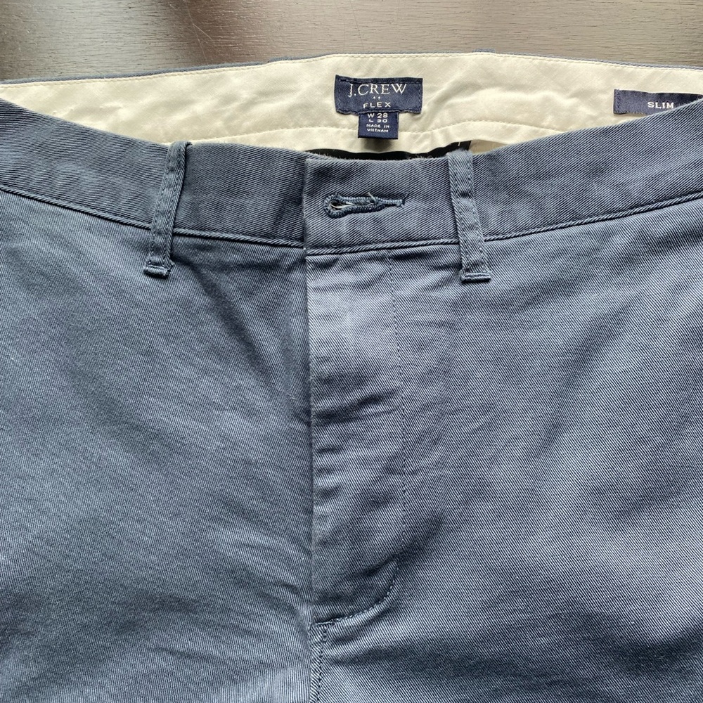 Men’s J. Crew Flex Pant Slim, Navy